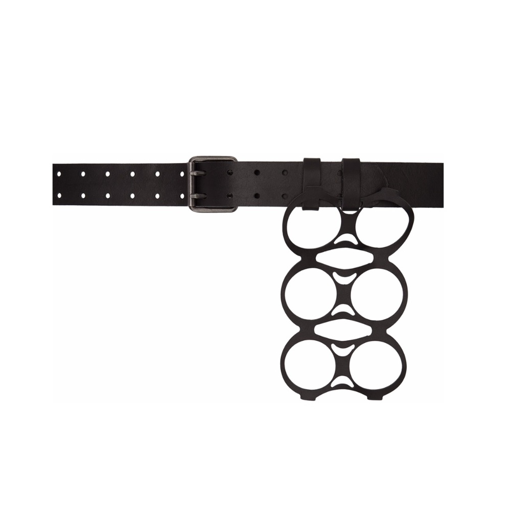 - NEW Raf Simons Black Six Pack Belt AX1